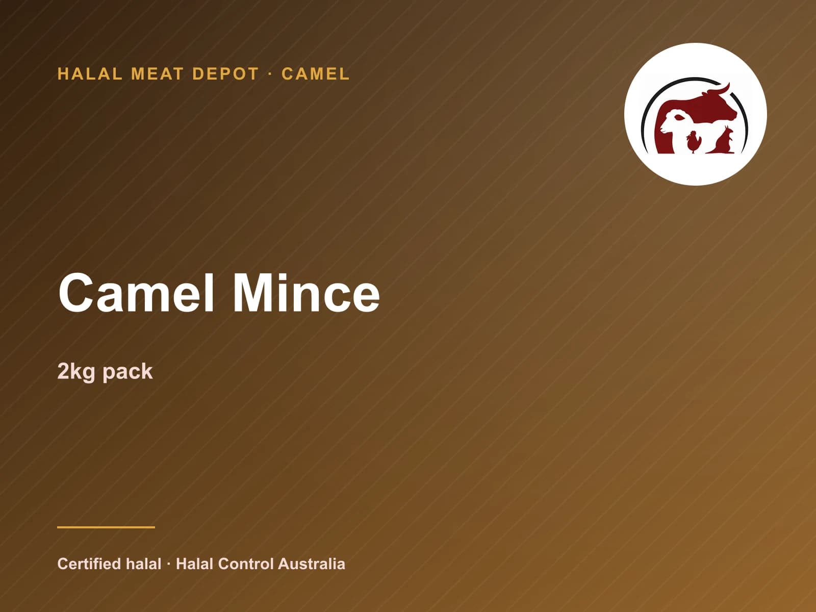 Camel Mince — 2kg pack — Halal Meat Depot